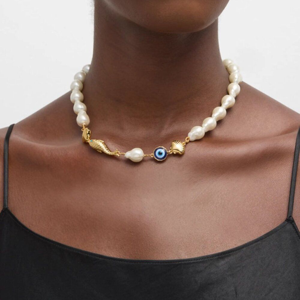 Brand New $275 Lele Sadoughi Necklace - Picture 5 of 9